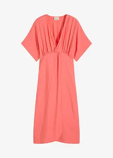 Tunikové šaty z mačkaného materiálu, bonprix