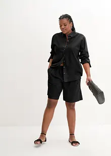 Bermudy ze směsi lnu a bavlny, bonprix