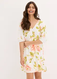 Potištěné tunikové šaty ze splývavé viskózy, bonprix