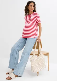 Těhotenské a kojicí triko 2 v 1, z organické bavlny (2 ks v balení), bonprix