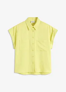 Košilová halenka ze splývavé směsi s lyocellem, bonprix