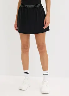 Velmi lehká sportovní sukně s integrovanými šortkami, bonprix