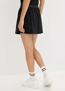 Velmi lehká sportovní sukně s integrovanými šortkami, bonprix