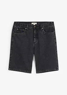 Džínové bermudy s elastickým pasem po stranách, Classic Fit, bonprix