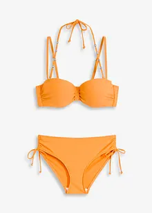Balkonetové bikiny (2dílná souprava), s dalším ramínkem za krk, bonprix
