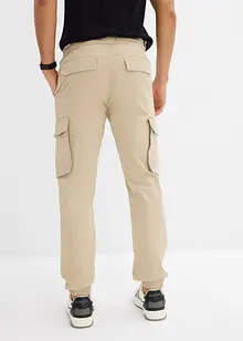 Cargo kalhoty bez zapínání Regular Fit, Straight, bonprix