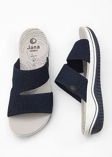 Pantofle značky Jana v pohodlné šířce, Jana