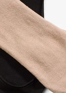 Ponožky do balerín s organickou bavlnou a silikonovým proužkem (6 párů v balení), bonprix