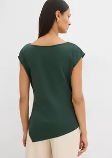 Asymetrický top z pohodlného materiálu scuba, bonprix