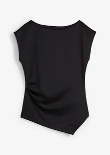 Asymetrický top z pohodlného materiálu scuba, bonprix