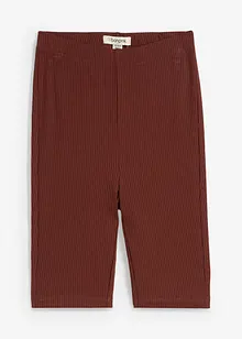 Krátké legíny z žebrovaného žerzeje, High Waist, bonprix