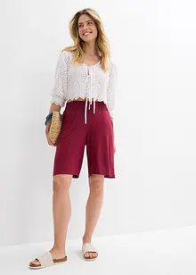 Žerzejové bermudy z viskózové směsi, bonprix