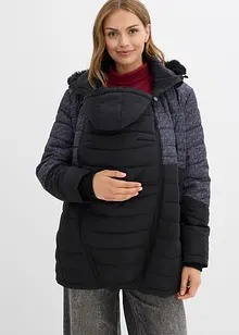 Vatovaná těhotenská/nosicí bunda 3 v 1, bonprix