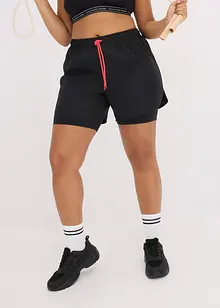 Velmi lehké sportovní šortky 2 v 1, bonprix