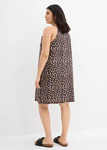 Šaty s leopardím potiskem, z čisté bavlny, bonprix
