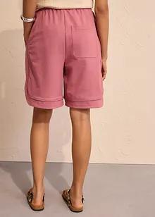 Široké šortky z teplákoviny z bavlněné směsi, bonprix