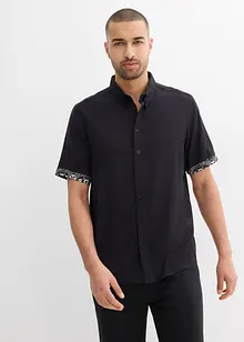 Košile s krátkým rukávem, Slim Fit, z viskózy, bonprix