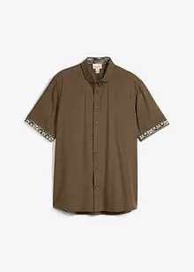 Košile s krátkým rukávem, Slim Fit, z viskózy, bonprix