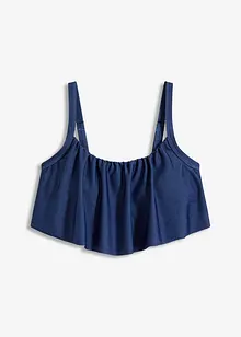 Bikinový podprsenkový top s džínovým vzhledem, bonprix
