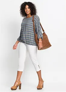 Slim Fit džíny Mid Waist, cropped, bonprix