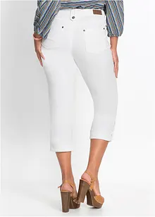 Slim Fit džíny Mid Waist, cropped, bonprix