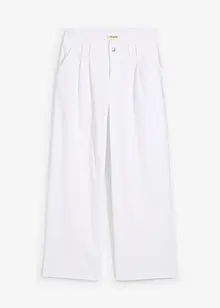 Džíny Wide Leg, Low Waist, nízký podíl streče, bonprix