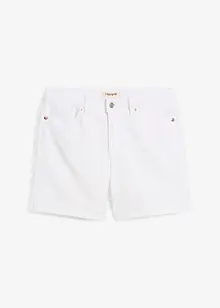 Džínové bermudy Mid Waist, Low Stretch, bonprix