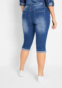 Džíny Straight Mid Waist, cropped, bonprix