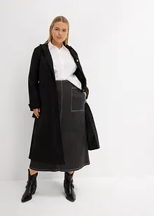 Džínová midi sukně, Mid Waist, bonprix