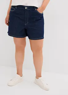 Džínové šortky, High Waist, Low Stretch, bonprix