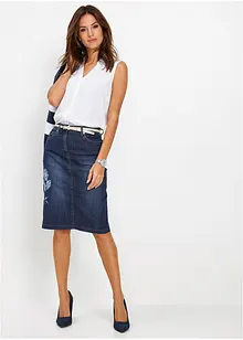 Bavlněný pletený kabátek s proužky, bonprix