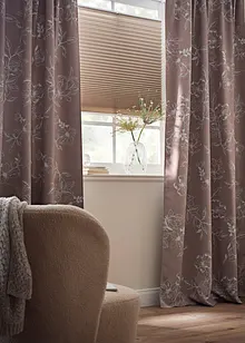 Zastiňující závěs s potiskem listů (1 ks v balení), bonprix