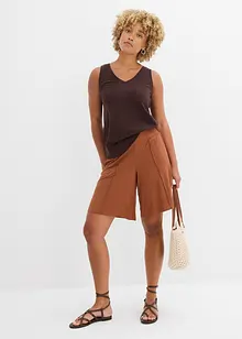 Žerzejové bermudy s pohodlnou pasovkou, bonprix