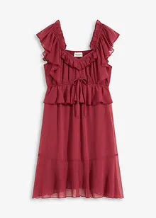 Šifonové šaty s áčkovou linií, bonprix