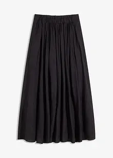 Dlouhá sukně ze strukturovaného mačkaného materiálu, bonprix