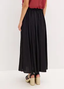 Dlouhá sukně ze strukturovaného mačkaného materiálu, bonprix