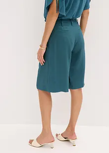 Široké bermudy se záhyby v pase, bonprix