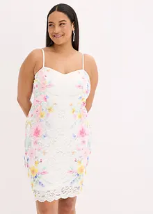 Krajkové šaty na ramínka, bonprix