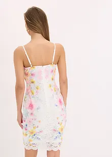 Krajkové šaty na ramínka, bonprix