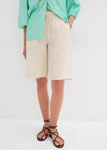 Bermudy ze splývavé viskózové směsi, bonprix