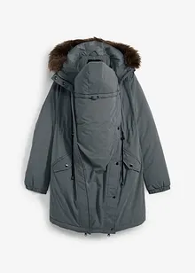 Těhotenská parka 3 v 1, se vsadkou na miminko, bonprix