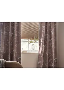 Zastiňující závěs s potiskem listů (1 ks v balení), bonprix