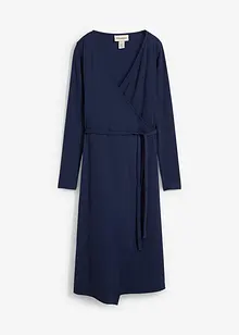 Žebrované zavinovací šaty z organické bavlny, pro těhotenství i pro období po porodu, bonprix