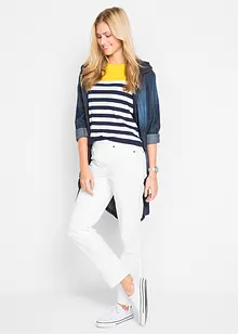 Keprové tregíny z elastické bavlněné směsi, bonprix