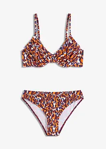 Bikiny s kosticemi a vysoce vykrojenými nohavičkami (2dílná souprava), bonprix
