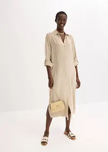 Košilové šaty s krajkou, bonprix