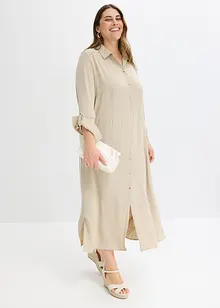 Košilové šaty s krajkou, bonprix