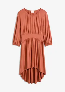 Žerzejové šaty s nařasením, bonprix