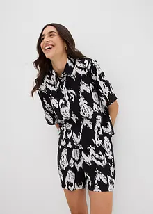 Viskózová halenka s etno potiskem, bonprix