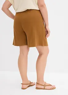 Strukturované šortky z čisté bavlny, bonprix